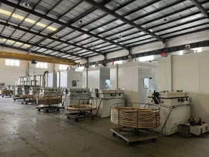 Hydraulic hose production workshop